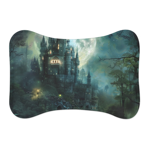 Moonlit Forest Castle Pet Mat