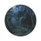"Moonlit Forest Castle Round Rug"