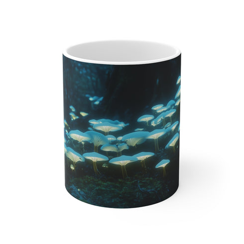 Moonlit Forest Glowing Mushroom Mug