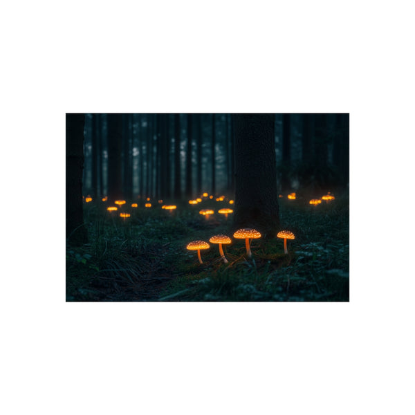 Moonlit Forest Glowing Mushrooms Adventure
