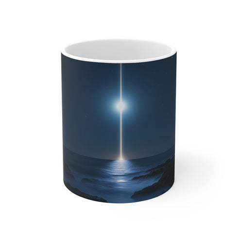 Moonlit Light Beam Coffee Mug
