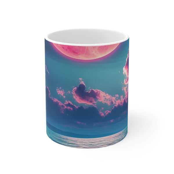 "Moonlit Sea Escape Coffee Mug"