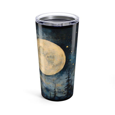 Moonlit Starry Night Drinking Bottle