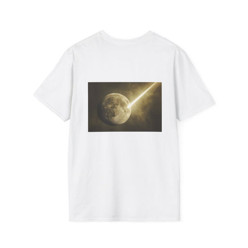 Moonlit T-Shirt Light Beam Design