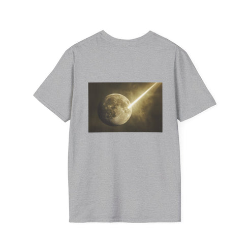 Moonlit T-Shirt Light Beam Design
