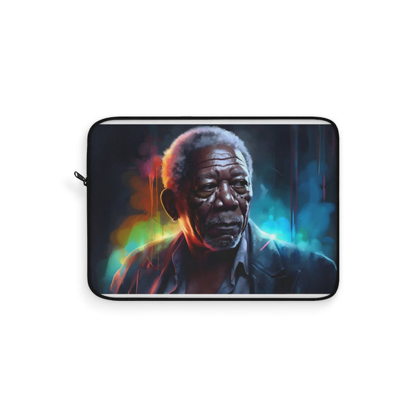"Morgan Freeman Neon Watercolor Sleeve"
