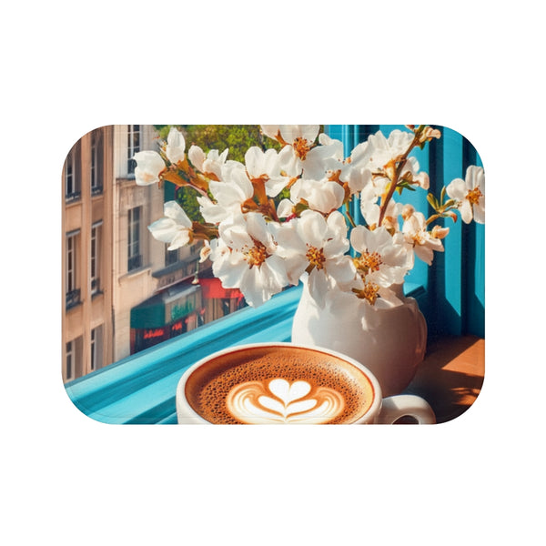 "Morning Brew Bath Mat: Relax and Refresh with Every Step"