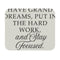 Motivational Typographic Quote Mouse Pad