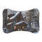 "Mountain Cabin Pet Mat: Luxury Rustic Comfort for Your Furry Friend"