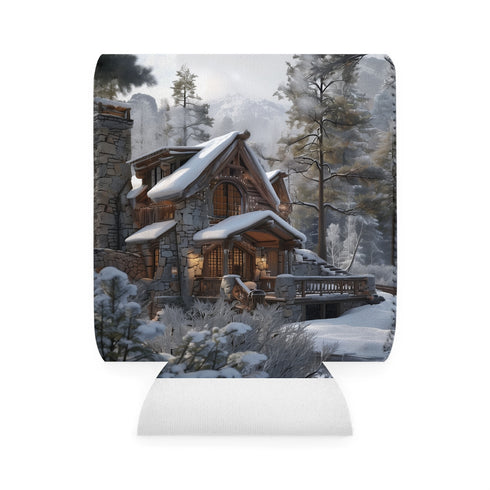 Mountain Cabin Retreat Can Sleeve
