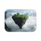 "Mountain Chains Floating Island Bath Mat"