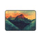 "Mountain Grunge Abstract Geometric Desk Mat"