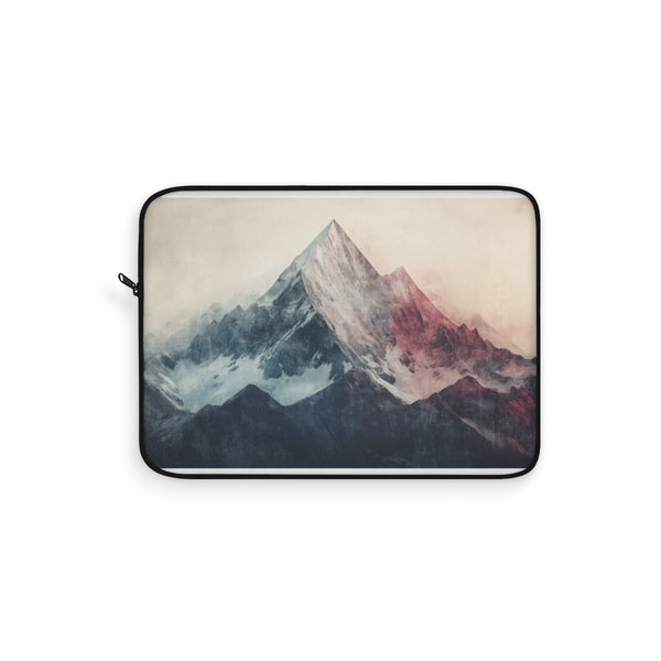 "Mountain Grunge Abstract Laptop Sleeve"