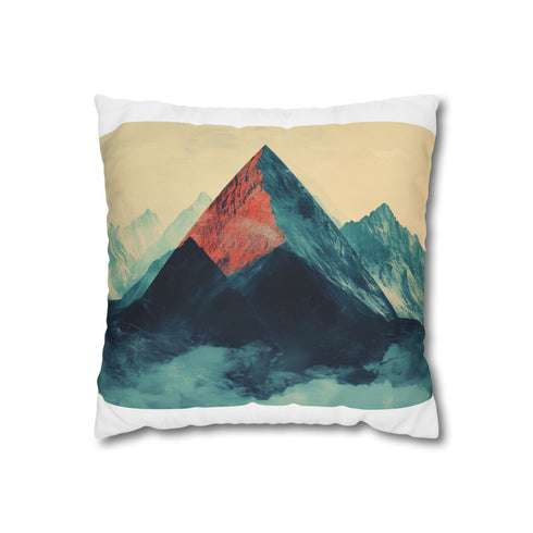 "Mountain Grunge Abstract Pillowcase"