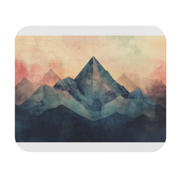 Mountain Grunge Art Mouse Pad
