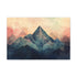 "Mountain Majesty in Grunge Abstract"
