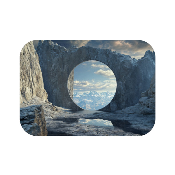Mountain Portal Bath Mat Reality