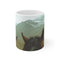 "Mountain Ride Coffee Mug: Saddle up for a scenic sip!"