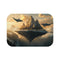 Mountain Scene Whale Bath Mat