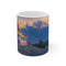 Mountain Temple Golden Hour Mug