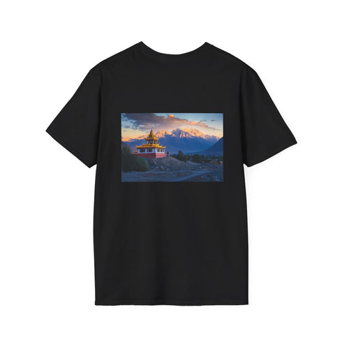 Mountain Temple Golden Hour T-Shirt