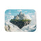 Mountain-Themed Bath Mat for Island-inspired Décor