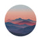 "Mountain Vista Round Rug"