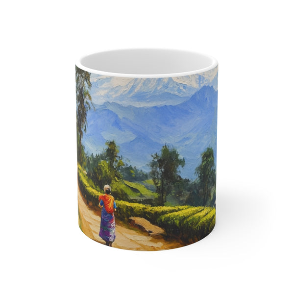 "Mountainside Serenity Coffee Mug"