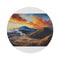 "Mt Bromo Sunrise Round Rug"