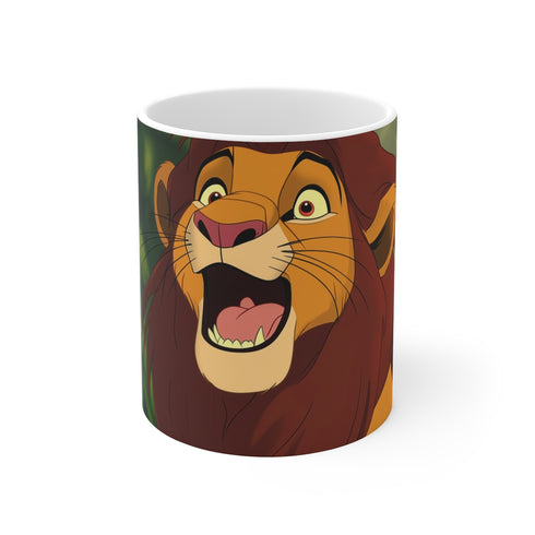 "Mufasa Roars: Lion King Mug"