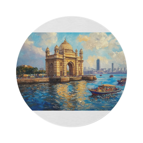"Mumbai Majesty Round Rug"