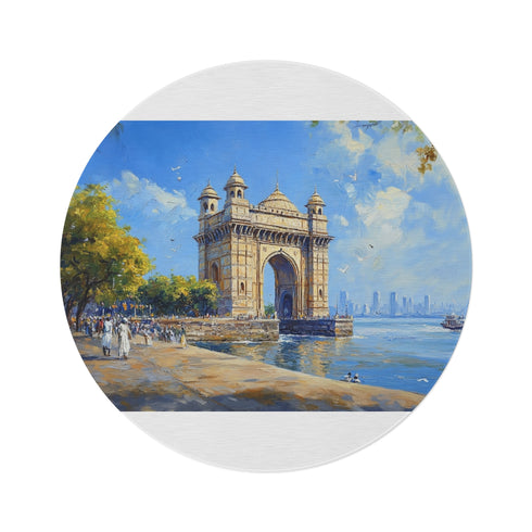 "Mumbai Masterpiece Round Rug"