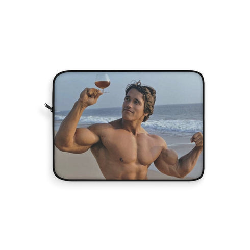 "Muscle-flexing Laptop Sleeve"