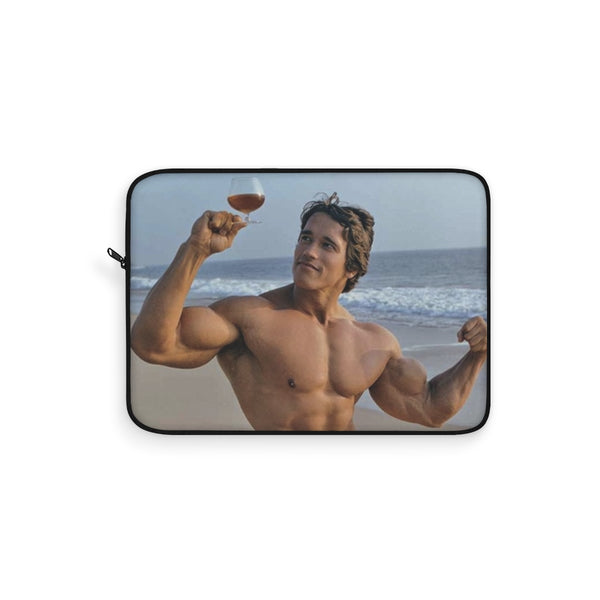 "Muscle-flexing Laptop Sleeve"