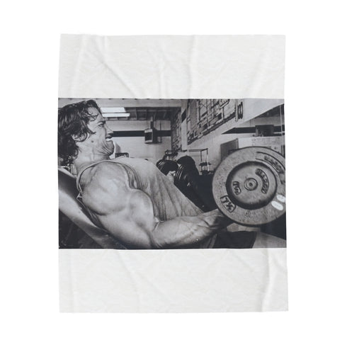 "Muscle Mania Plush Blanket"