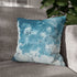 Music Notes Floating Through Clouds — Double-Sided Cushion Cover — Sofa & Armchair Living Room Lifestyle View