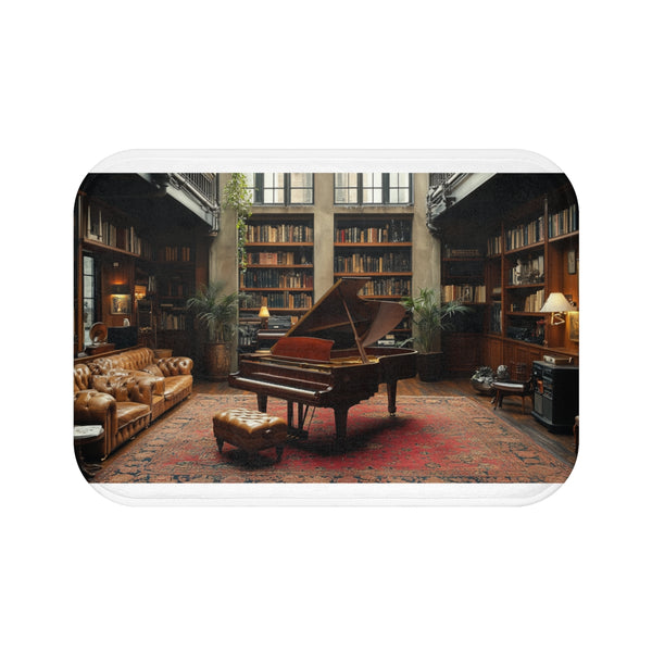 "Musical Harmony Piano Bath Mat"
