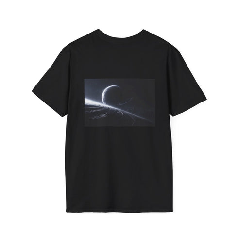 Musical Planetary Rings T-Shirt Design