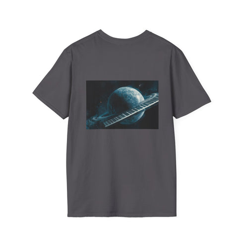 Musical Ringed Piano Planet Tee