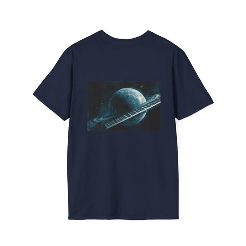 Musical Ringed Piano Planet Tee