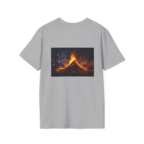 Musical Volcano Eruption Tee Shirt