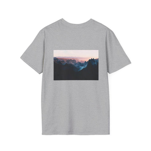 Musical Waveform Canyon Print Shirt
