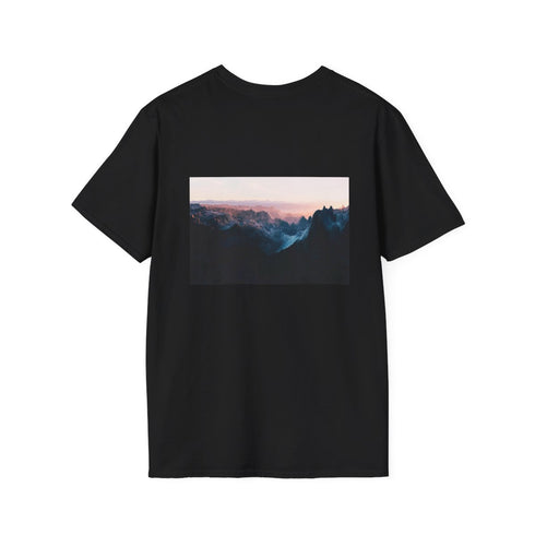 Musical Waveform Canyon Print Shirt