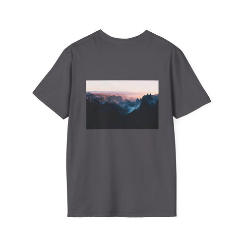 Musical Waveform Canyon Print Shirt