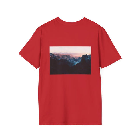 Musical Waveform Canyon Print Shirt