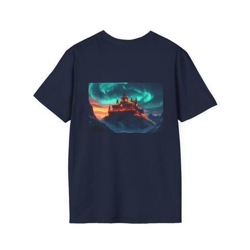 Mysterious Aurora Borealis Temple T-Shirt