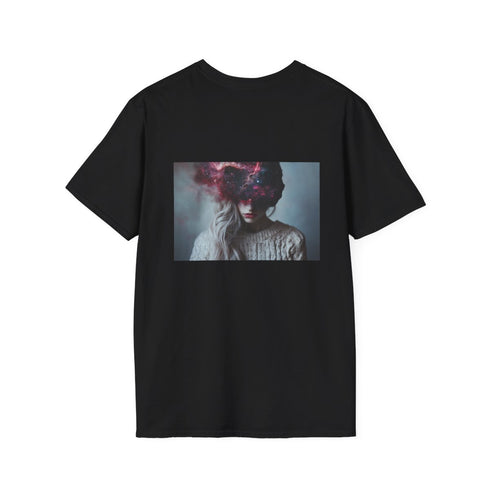 Mysterious Galaxy Hair Woman T-Shirt