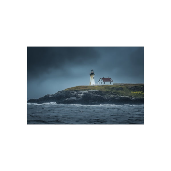 Mysterious Lighthouse Hovering Over Storm