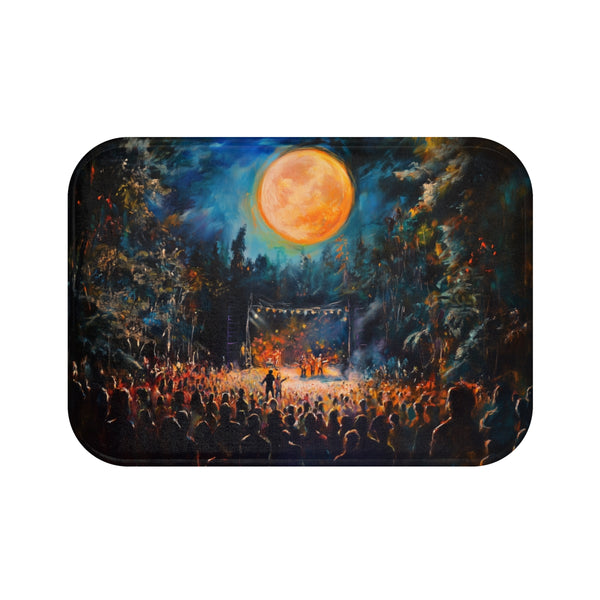 "Mystic Moon Festival Bath Mat"