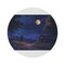 "Mystic Moonlit Round Rug"